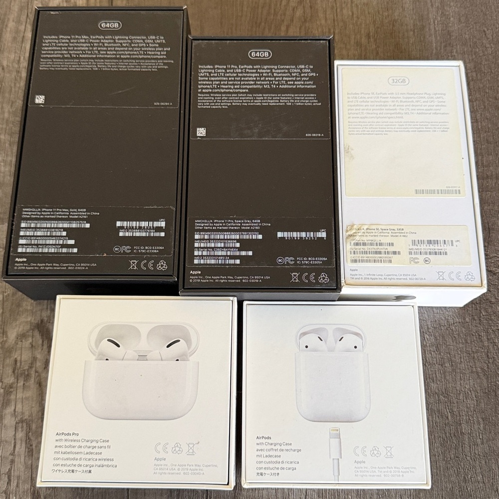 Apple|Lot of 5 empty iPhone and AirPods boxes - Picture 3 of 8